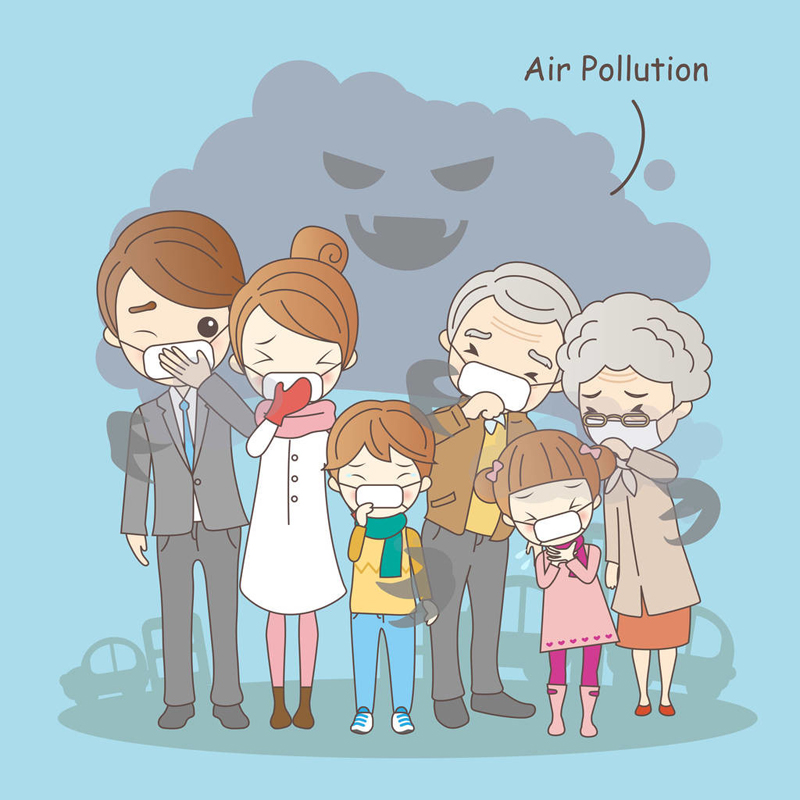 空気中の汚染物質の危険は何ですか？